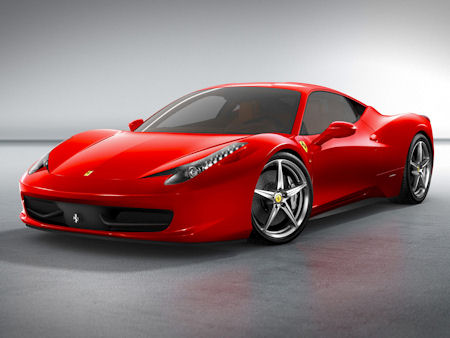 Ferrari 458 Italia с шинами Bridgestone Potenza S001