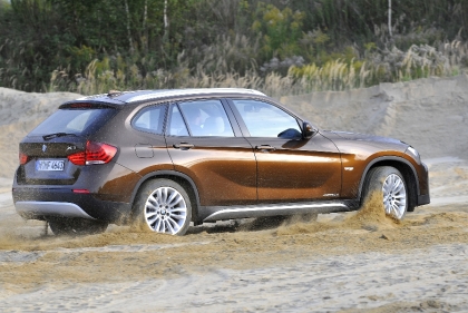 BMW X1 с шинами Goodyear