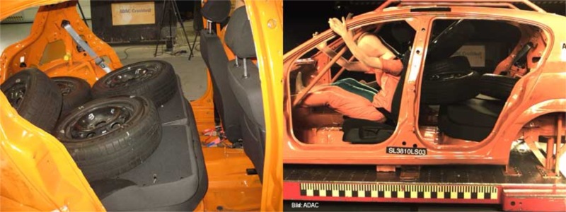 Результат краш-теста ADAC