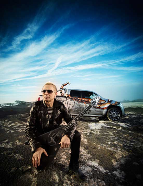 Диски Oxigin на автомобиле группы Scorpions