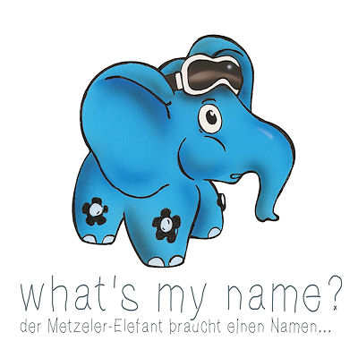 Слоненок Metzeler ищет имя.