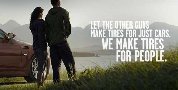 Пусть другие делают шины для автомобилей, мы делаем шины для людей