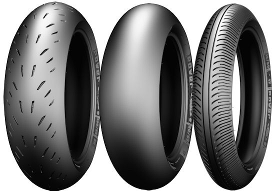 Michelin Power Cup, Michelin Power Slick и Michelin Power Rain. Michelin Power Cup, Michelin Power Slick и Michelin Power Rain.