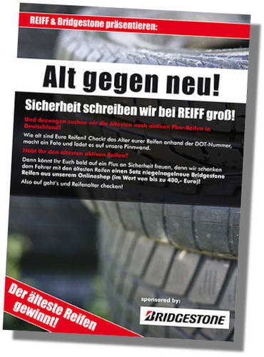 В Германии ищут самые старые шины.