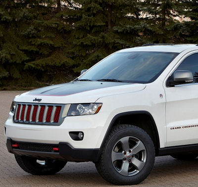 Шины Goodyear на концепт-каре Jeep Grand Cherokee Trailhawk.