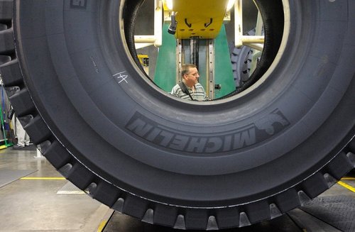 Гигантские шины Мишлен
