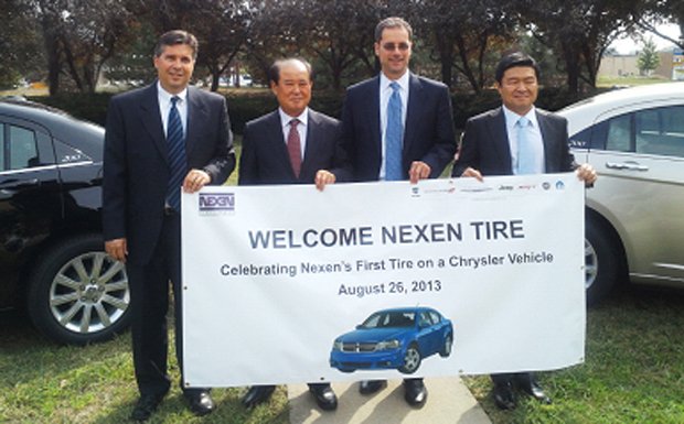  руководство Nexen Tires и Chrysler утверждают новое партнерство