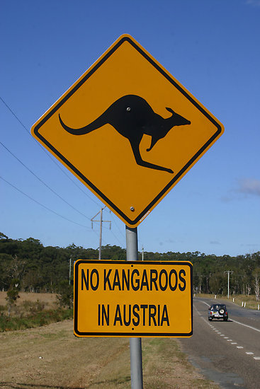 Правила дорожного движения в Австралии и Австрии.