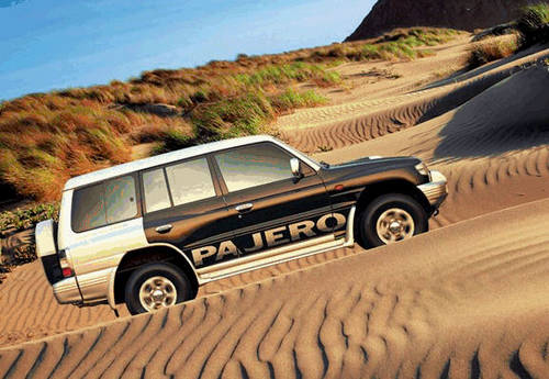 Mitsubishi Pajero с шинами Apollo