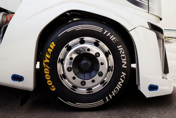 The Iron Knight Volvo с шинами Goodyear.