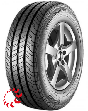 шина CONTINENTAL ContiVanContact 100  215/60 R17 109/107T Cargo. Лето.