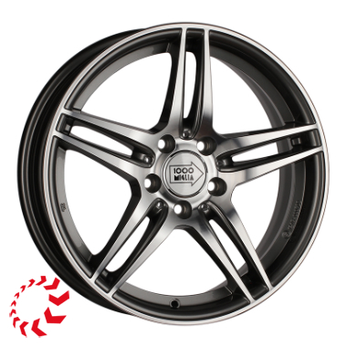 1000Miglia MM037 Anthracite Polished