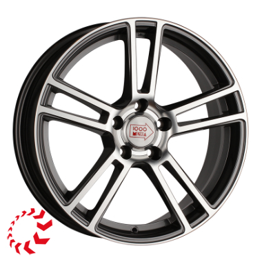 1000Miglia MM1002 Dark Anthracite Polished