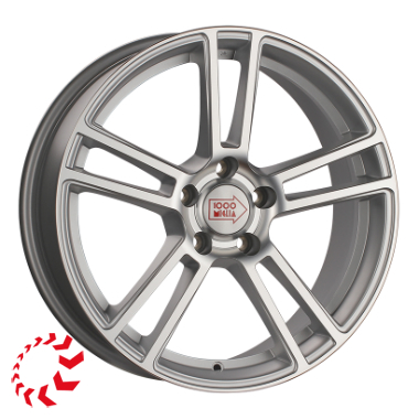 1000Miglia MM1002 Matt Silver Polished