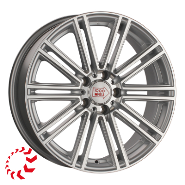 1000Miglia MM1005 Matt Silver Polished