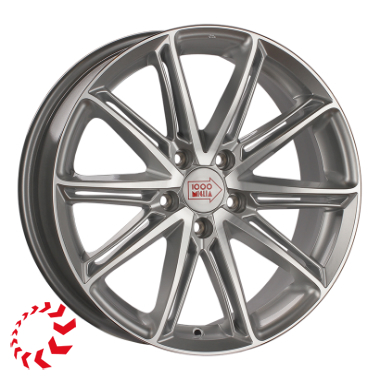 1000Miglia MM1007 Silver Gloss Polished