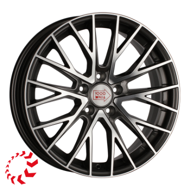 1000Miglia MM1009 Dark Anthracite Polished