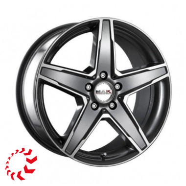 MAK STERN Gun Metal Mirror Face