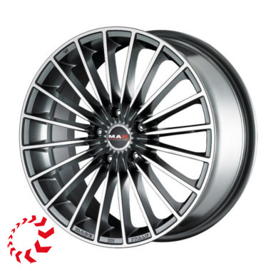 MAK VOLARE Gun Metal Mirror Face