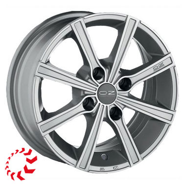 OZ Racing LOUNGE 8 Metal Silver DiamondCut