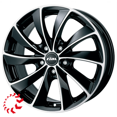 RIAL Lugano diamond-black front polished MP