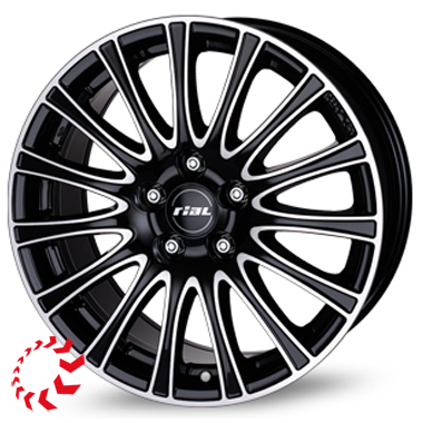 RIAL Ravenna diamond-black front polished
